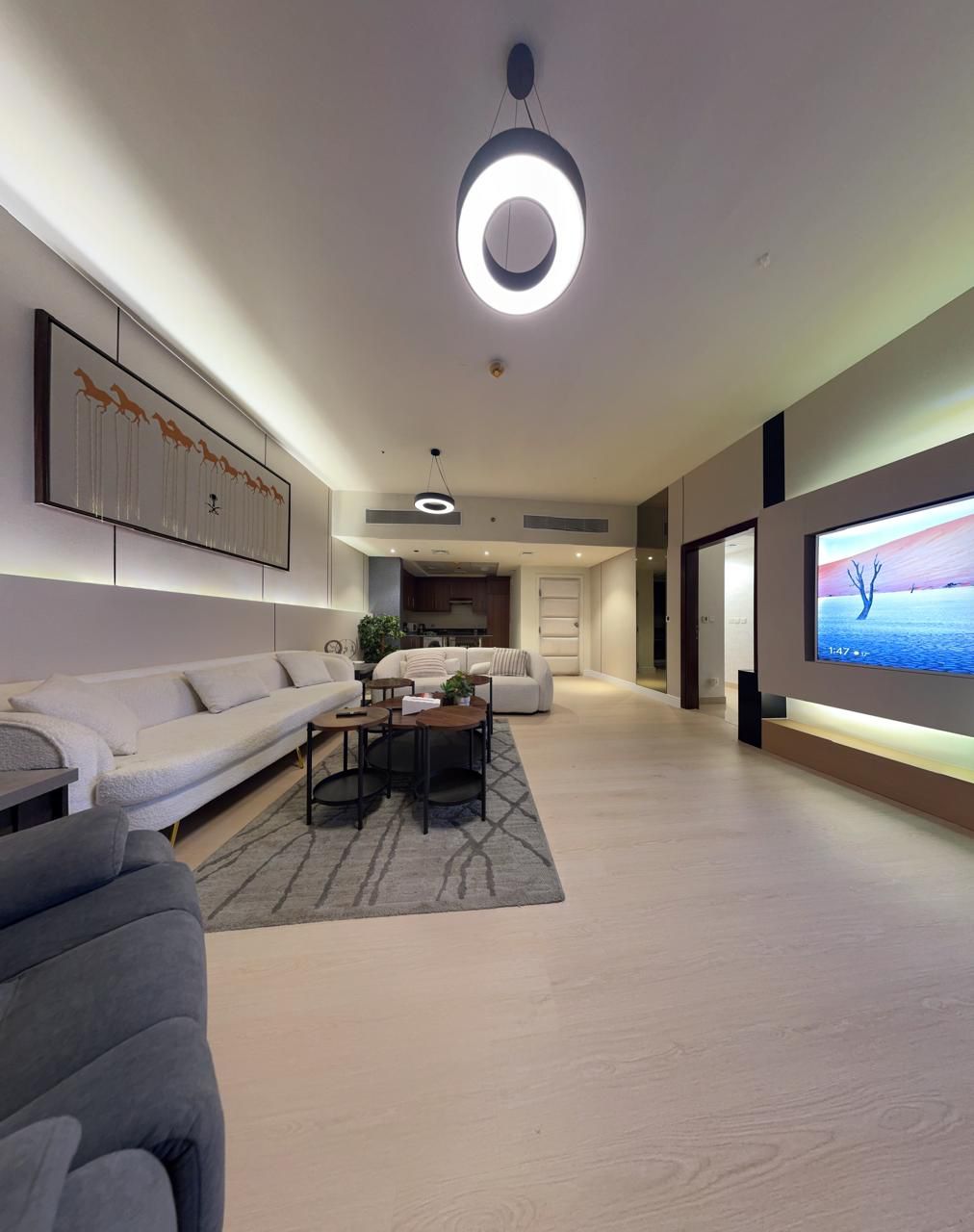 شقه غرفه وصاله في برج رافال