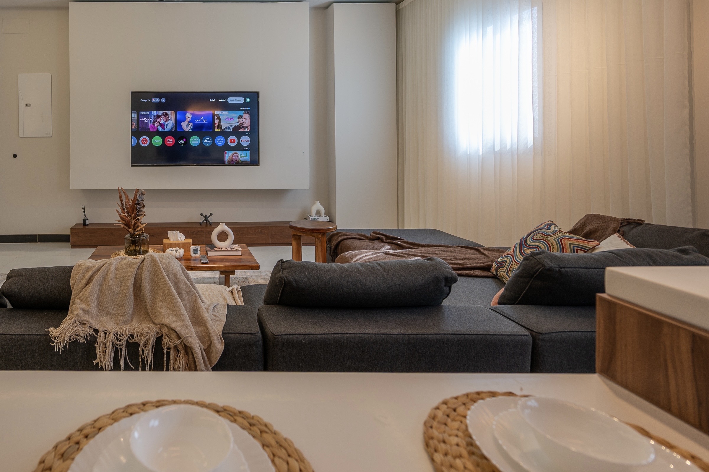 وحده فندقيه غرفتين نوم بالقرب المطار