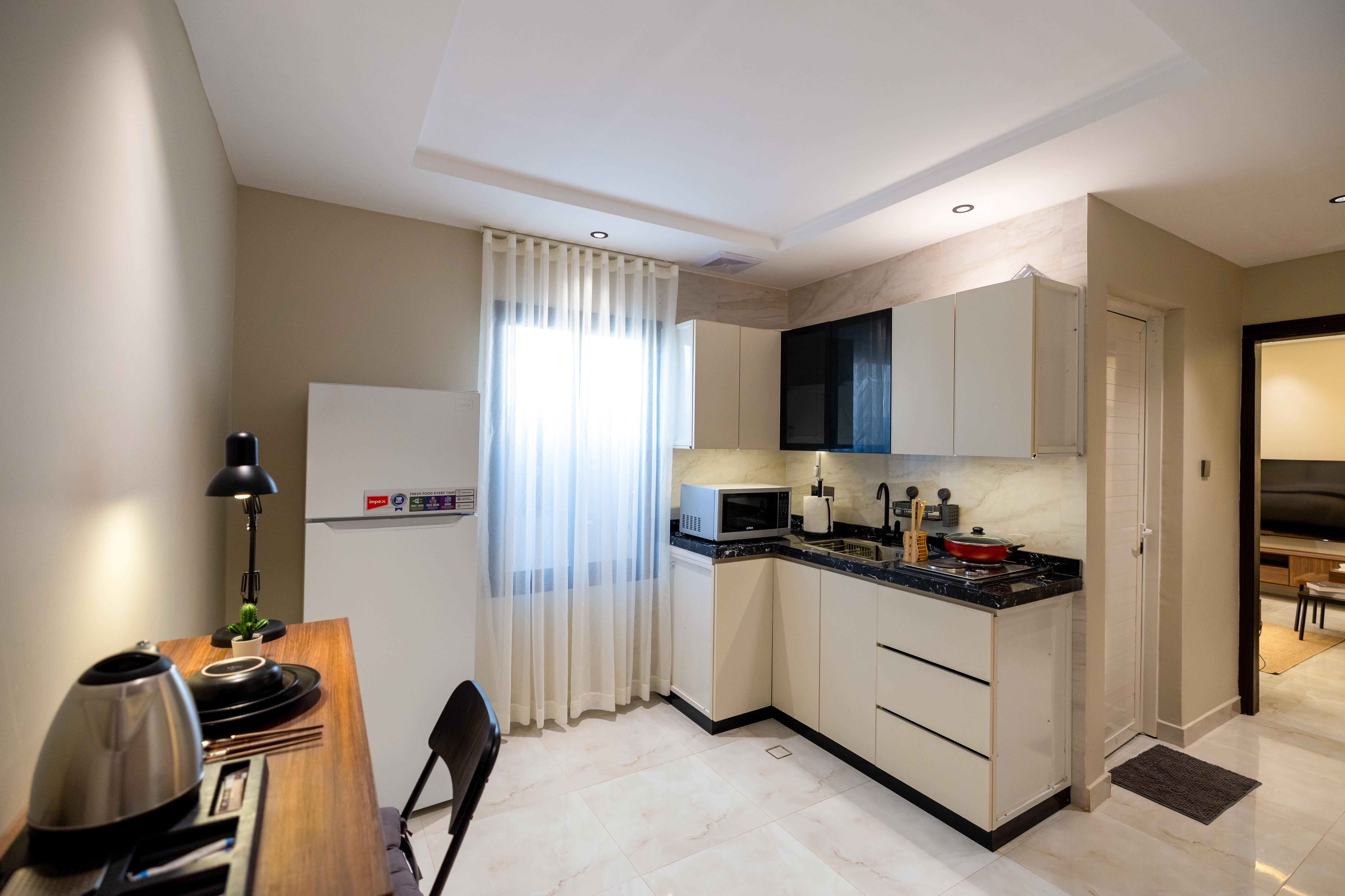 شقه اقامه طويله | غساله | مطبخ كامل | السليمانيه